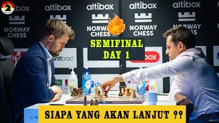 Magnus Carlsen Vs Levon Aronian 2021 | New in Chess Classic Semifinal Day 1