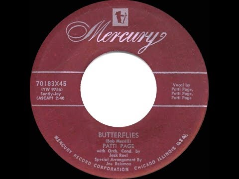 1953 HITS ARCHIVE: Butterflies - Patti Page