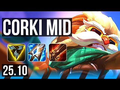 CORKI vs KASSADIN (MID) | 44k DMG | KR Challenger | 25.10