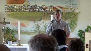 preview picture of video 'Vorstellung der Hebloser Chronik zum 1200jährigen Jubiläum 2012'