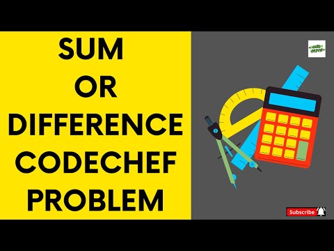 Diffsum Codechef Problem Solution Python