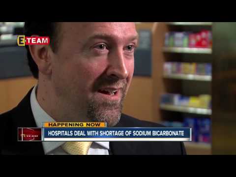 Hospitals deal with shortage of sodium bicarbonate