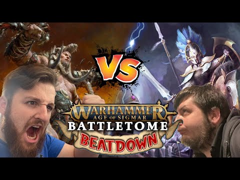 Sons of Behemat vs Lumineth Realm-Lords -  BATTLETOME BEATDOWN