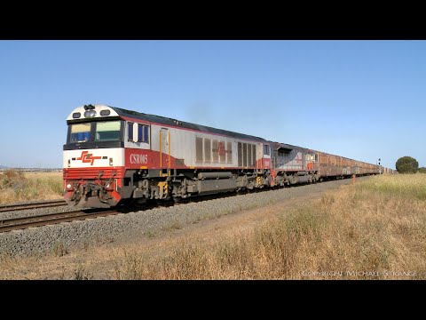 7MP9 SCT Freight Train With 88 Wagons (18/12/2021) - PoathTV Australian Railways