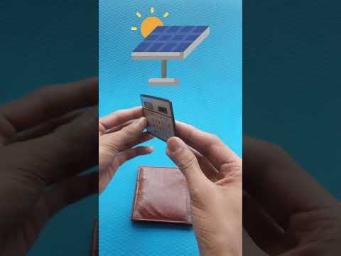 Calculator as Thin as a Credit Card!