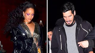 Rihanna Hits Up the GRAMMY After Party with Rumored Boyfriend, Hassan Jameel