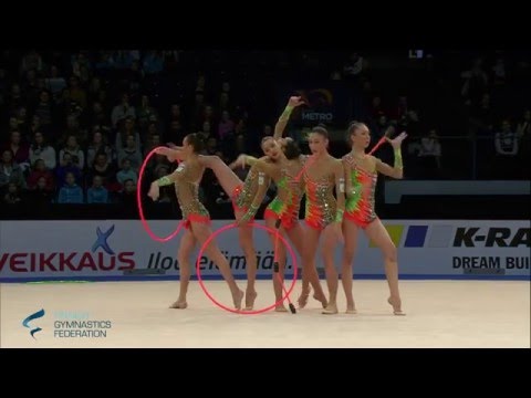 Israel Hoops and Clubs - Rhythmic Gymnastics World Cup 2016 Espoo