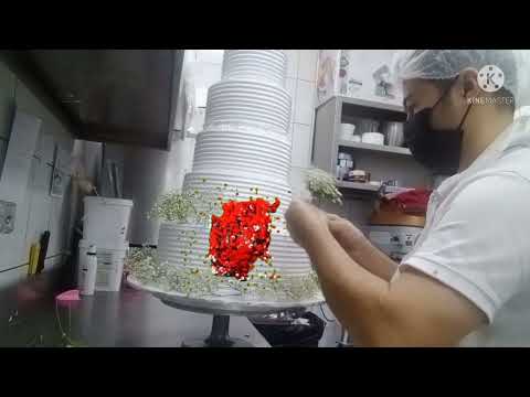 how to make a 5 layers fresh cream cake.