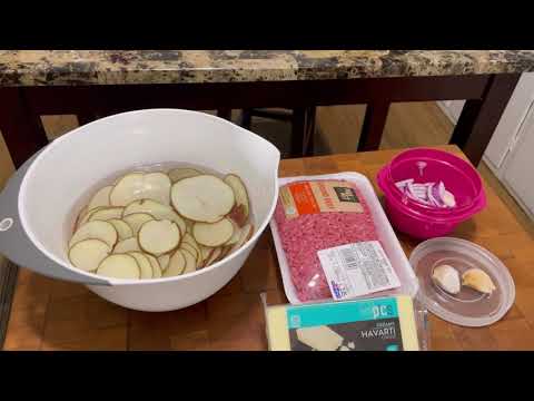 Scalloped Potato and Hamburger Casserole