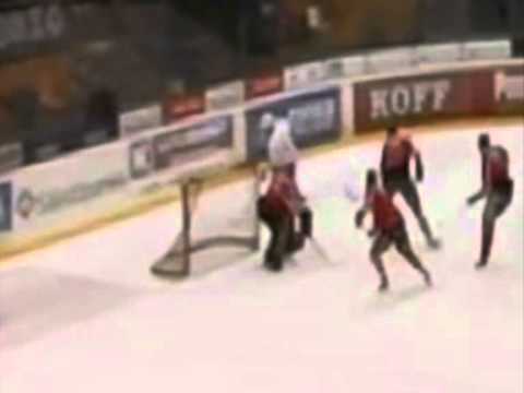 Teemu Turusen maali A-nuorten pelissä