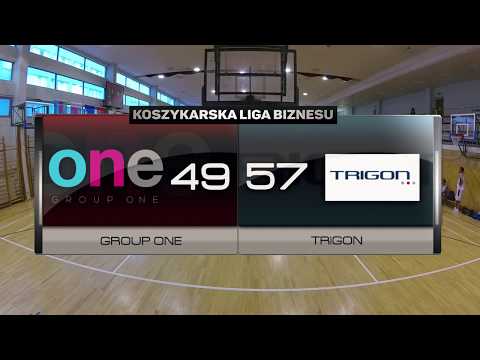 Groupe ONE vs Trigon - XI kolejka - Warszawa - Koszykarska Liga Biznesu