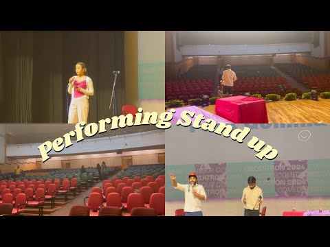 Nandika Pradhan Performing Stand Up Comedy 