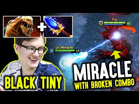 Miracle, Kuroky And Naix With Broken Combo - The Black Tiny | Is This Now TI10 Combo?