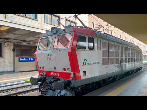 accensione è avvio della e652.076 a Torino Porta Nuova