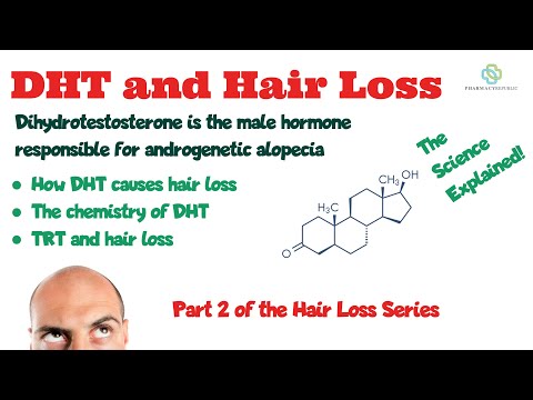 DHT and Hair Loss. Learn about how DHT is produced from testosterone in the body and its effects
