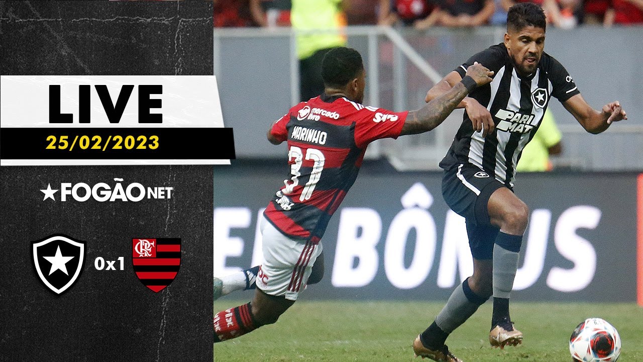 LIVE | Pós-jogo e repercussão da derrota do Botafogo para o Flamengo no Campeonato Carioca