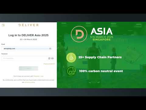 How to log into the DELIVER Web App
