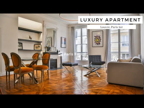 Luxury Paris Rental Apartment Tour | Louvre | PARISRENTAL - REF. 59582