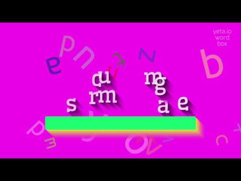 HOW TO PRONOUNCE SCRUMMAGE? #scrummage