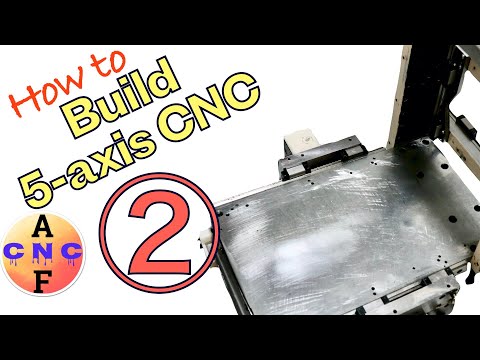 【Base Flame】How to Build CNC 5-axis . Part-2 |  Know-how for Building Small Machine at Home
