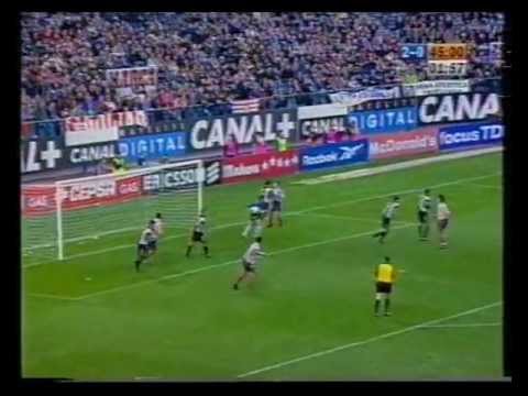 2000/01.- Atlético Madrid 2 Vs CD Badajoz 0 (Liga - Jª 28)