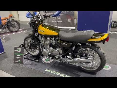 Klassischer Kawasaki Z1 Umbau als Unikat | Green Island Bikes auf den Hamburger Motorrad Tagen