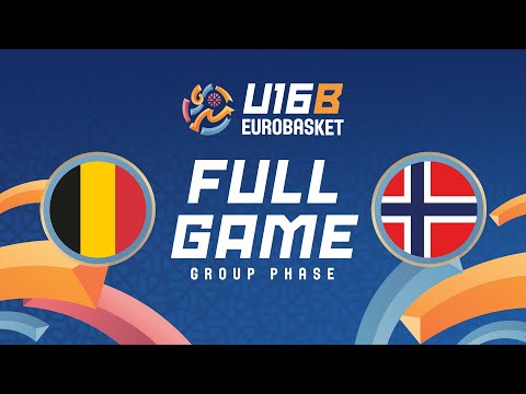 Group Phase | Belgium v Norway  | FIBA U16 EuroBasket 2025 Division B