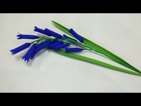 How to Make Bluebell Paper Flowers | Art and Craft