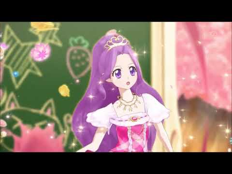 Aikatsu! Ichigo Aoi Ran Otome Sakura Yurika and Mizuki Shining Sky on The G String Stage