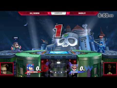 VS Weekly 7/13/17 - Losers R7 - Seibrik (Megaman) vs Snorley (Wario) - Smash 4