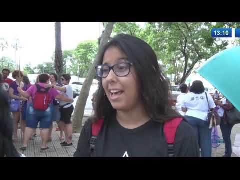 O DIA NEWS 09 03 20  Mulheres promovem manifesto contra a violeÌ‚ncia contra a mulher