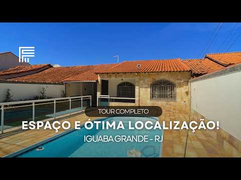 PERTINHO DO MIRANTE! CASA COM MUITO ESPAÇO PRONTA PARA MORAR! | IGUABA GRANDE - RJ