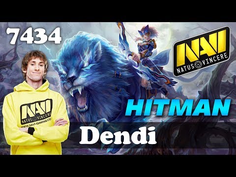 Dendi Mirana HITMAN | 7434 MMR Dota 2