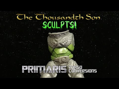 Warhammer sculpting tutorial - Primaris Space Marine Torso Conversion