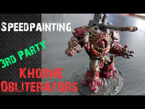 SPEEDPAINTING World Eaters - Very fast. 3rd party Obliterators