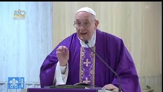 Messe du Pape François à Saine Marthe 11.03.2020