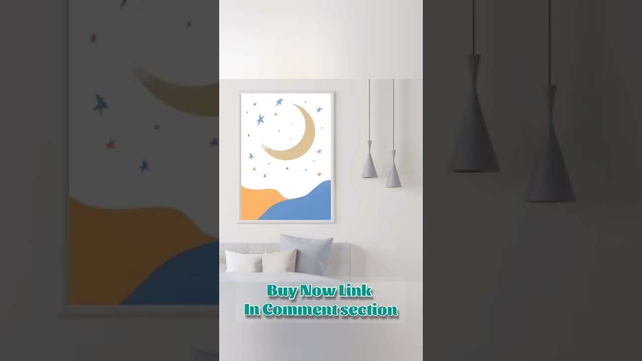 SUNRICE and Moon Posters Digital Art Print #shorts #etsy