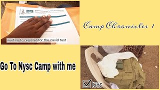 GO TO NYSC LAGOS CAMP WITH ME | VLOG | CAMP CHRONICLES  1| Registration, settling down.
