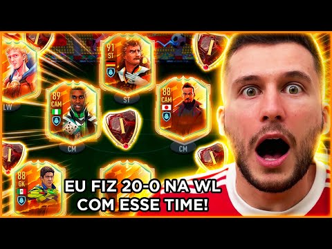 MEU DEUS!!!! PEGUEI 20-0 NA WL COM UM TIME FULL HERO DA WC!!! FIFA 23 - UT