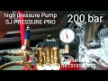 High Pressure Pump 200 bar SJ PRESSUREPRO HAWK PUMPs O8I3 I95O O985 6