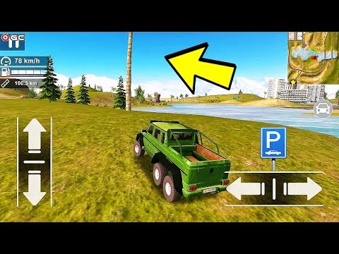 Truck Driver 6x6 Hill Driving "Green Mercedes Pickup" Offroad SUV Simulator Android Gameplay FHD #5
