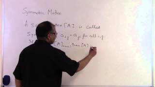 Chapter 04.04: Lesson: Symmetric Matrix