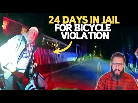 Cop Slams Disabled Senior Citizen Over Bicycle Law - Other Cops Laugh and High-Five