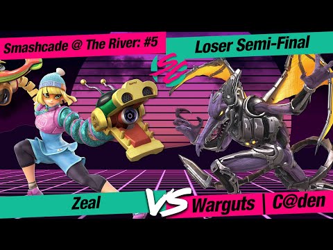 Smashcade @ The River #5 - SSBU - LSF: Zeal (Min Min) vs Warguts | C@den (Ridley)