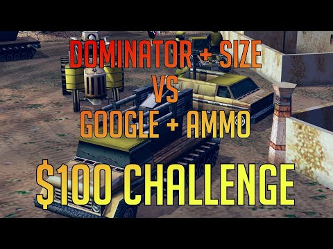 DoMiNaToR/BiG SiZe vs GooGle/Ammo - $100 2v2 Challenge - Generals Zero Hour