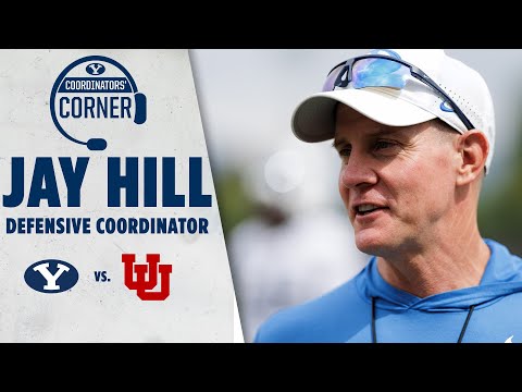 Defensive Coordinator Jay Hill breaks down BYU's rivalry game against Utah | BYUtv