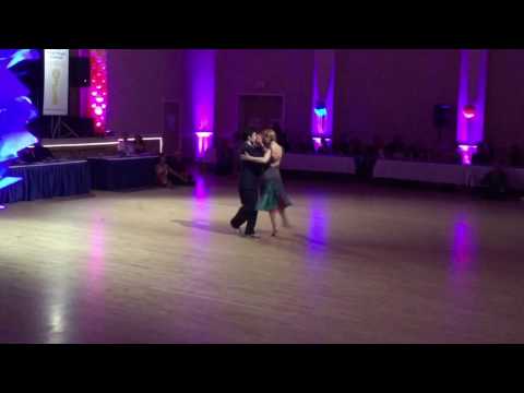  Yanick Wyler  and  Eugenia Parrilla  are  dancing  at  Seattle Tango Festival  in  2016