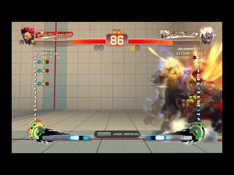 JBHAMMER777(ONI) VS DerkalteEngel (AKuma) SSf4 AE 2012 Ranked Matches