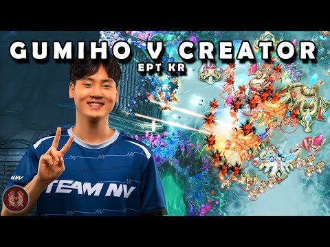 This was a pretty cool base trade! | Gumiho v Creator Bo3 (Starcraft 2)