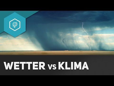 Was ist Klima? Was ist Wetter? Unterschied - Klima & Wetter Grundlagen 1